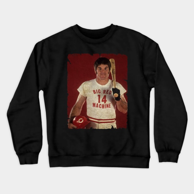 Pete Rose - (Charlie Hustle) Crewneck Sweatshirt by PESTA PORA